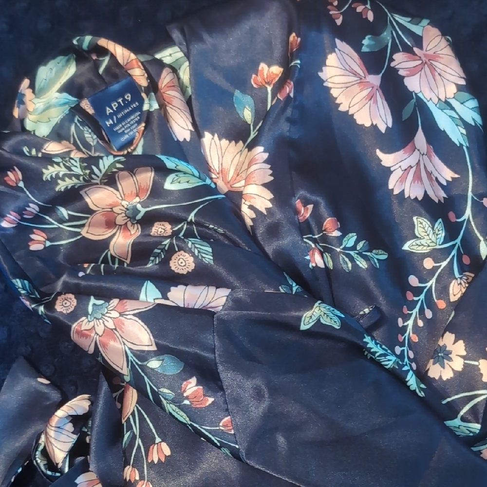 Apt. 9 Women's Navy Floral Blazer